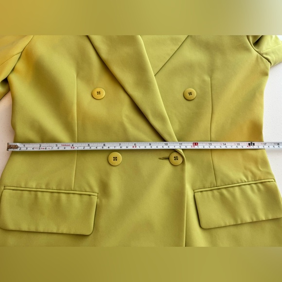 Votre Nom Paris Chartreuse Blazer Size 2 - Picture 7 of 8